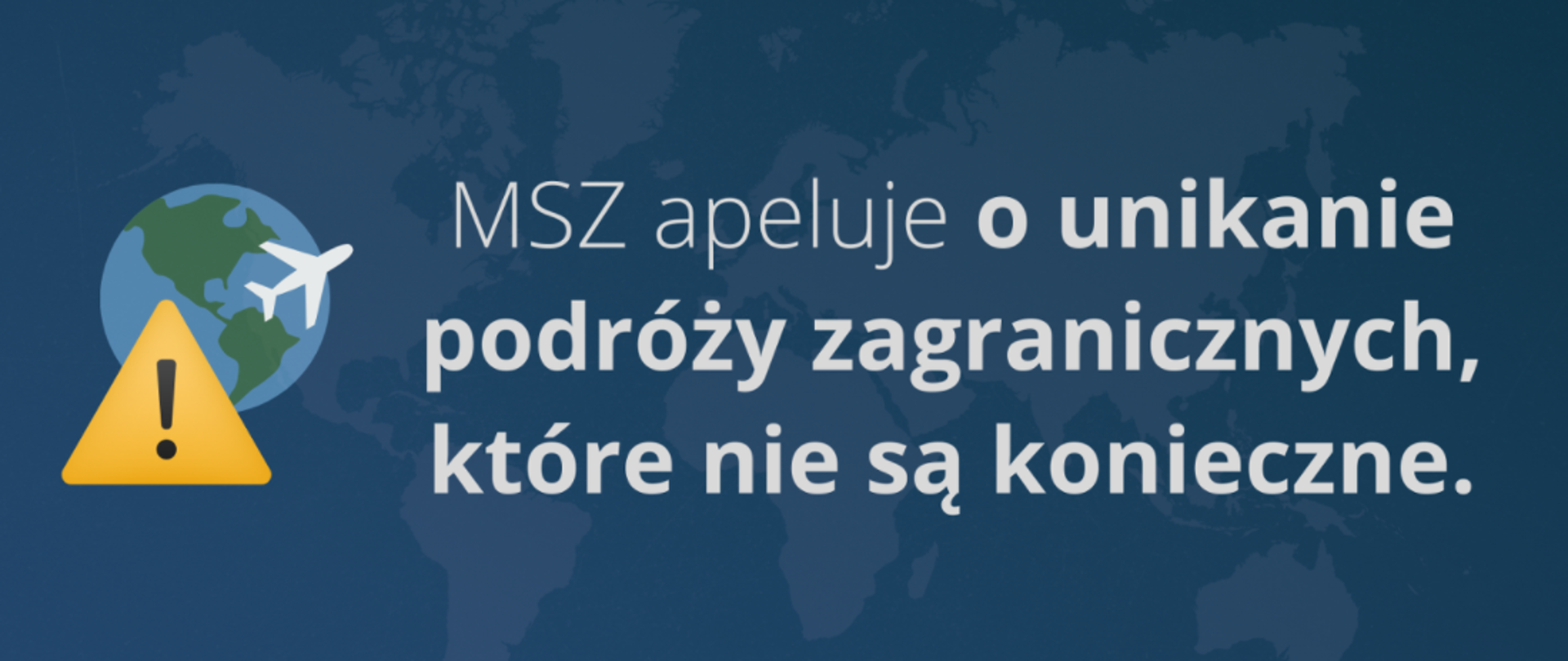 Ostrzeżenie MSZ