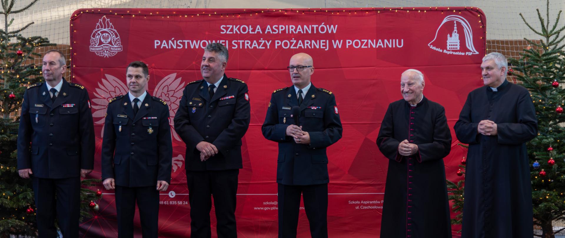 Spotkanie opłatkowe w Szkole Aspirantów Państwowej Straży Pożarnej w Poznaniu