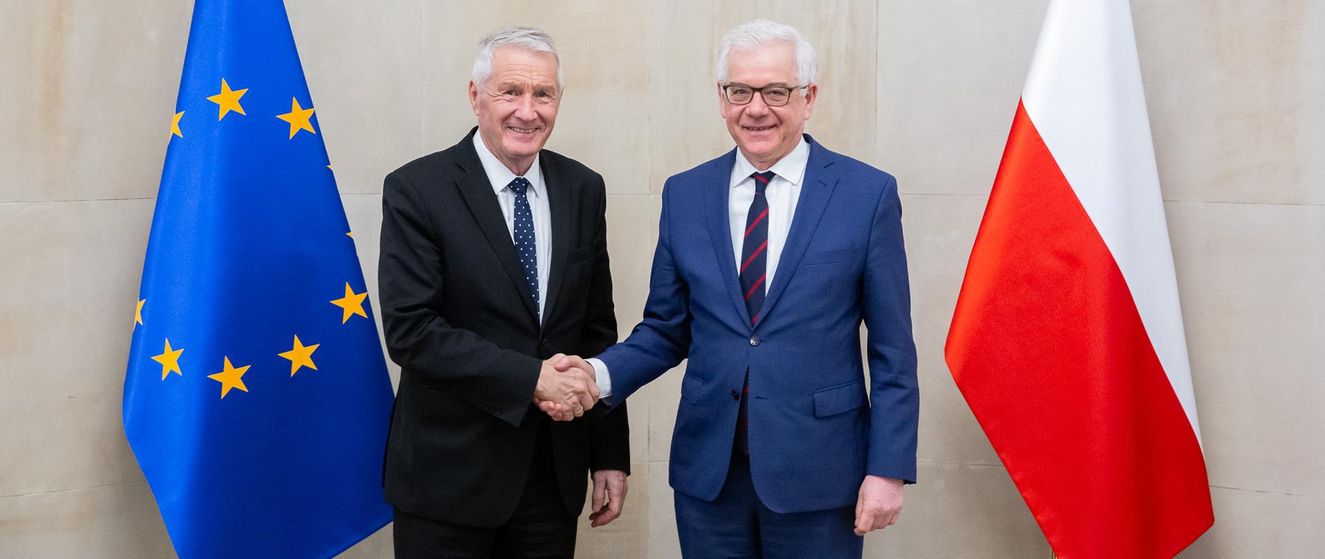 T. Jagland and J. Czaputowicz