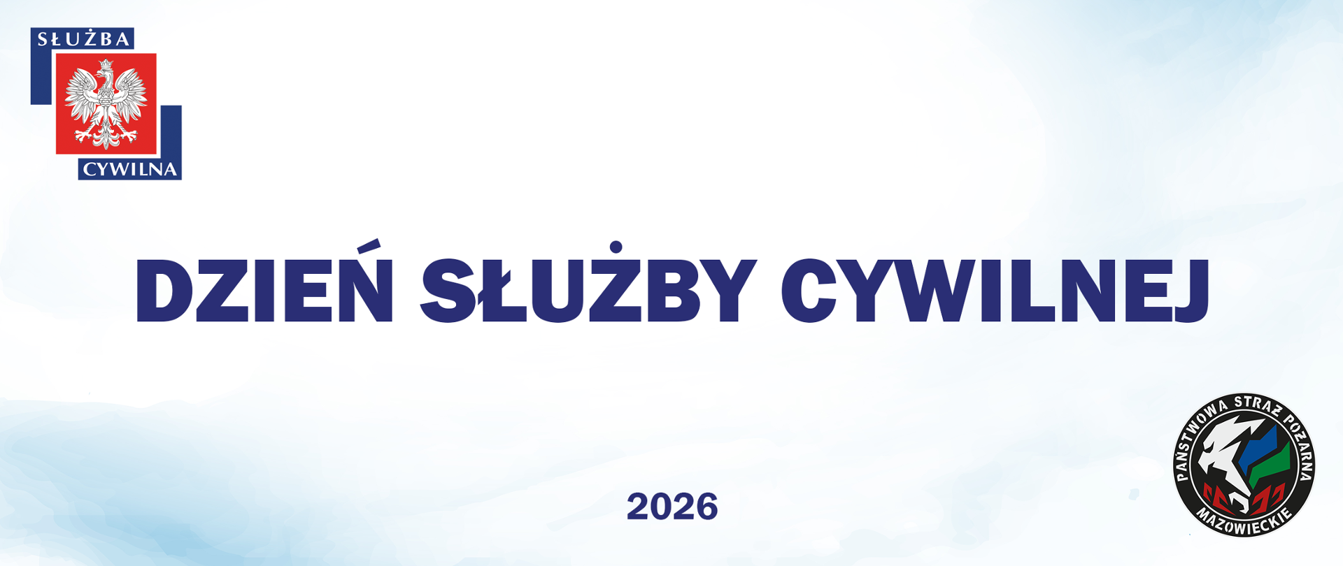 Baner z napisem "DZIEŃ SŁUŻBY CYWILNEJ 2026" 