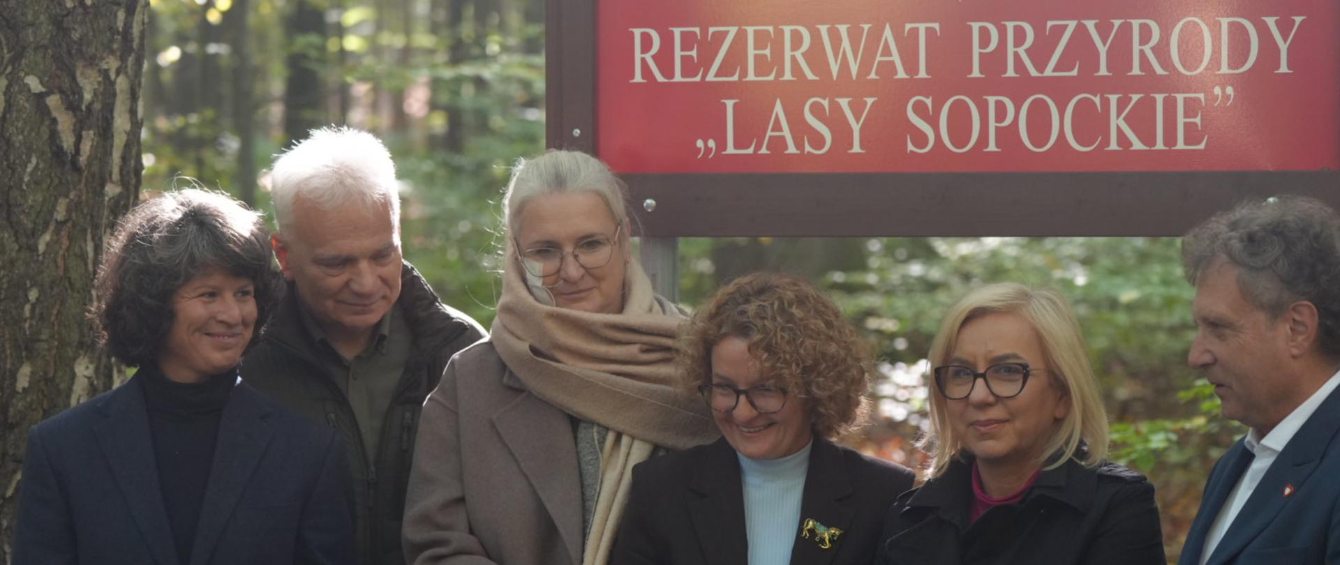 Uroczyste podpisanie zarządzenia w sprawie utworzenia rezerwatu przyrody "Lasy Sopockie"