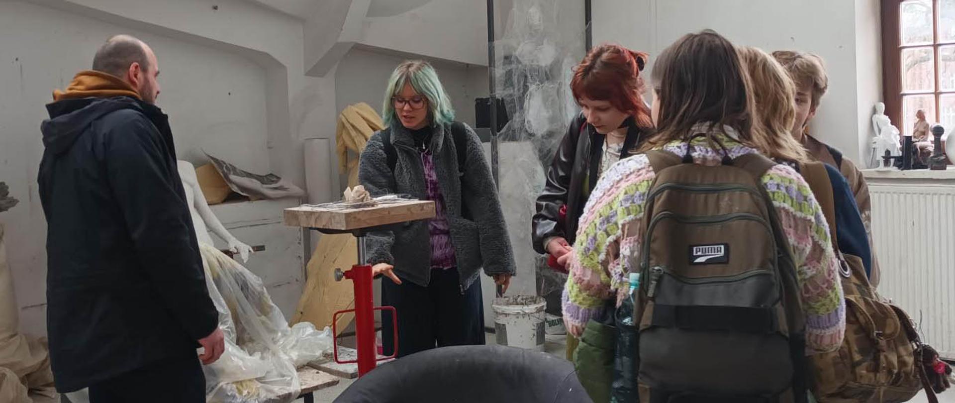 Z wizytą w gdańskiej ASP. Fot. Natalia Żuk