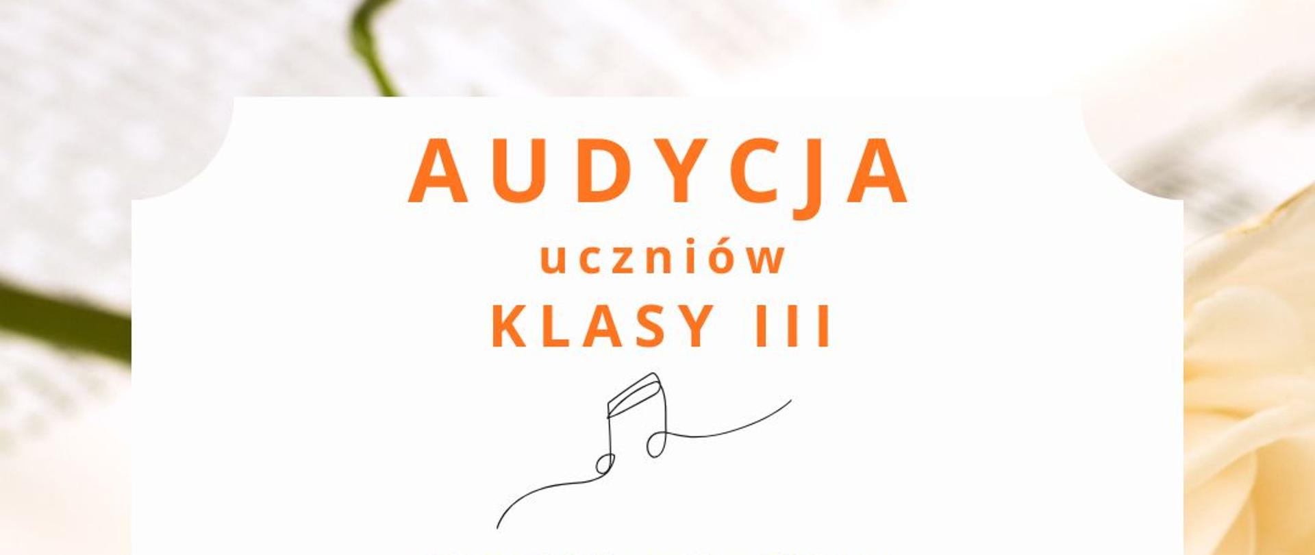 w dolnej części czarne pięciolinie z zapisem nutowym, powyżej kolorowe nuty oraz pięciolinia z kluczem wiolinowym i nutami, całość na jasnym tle