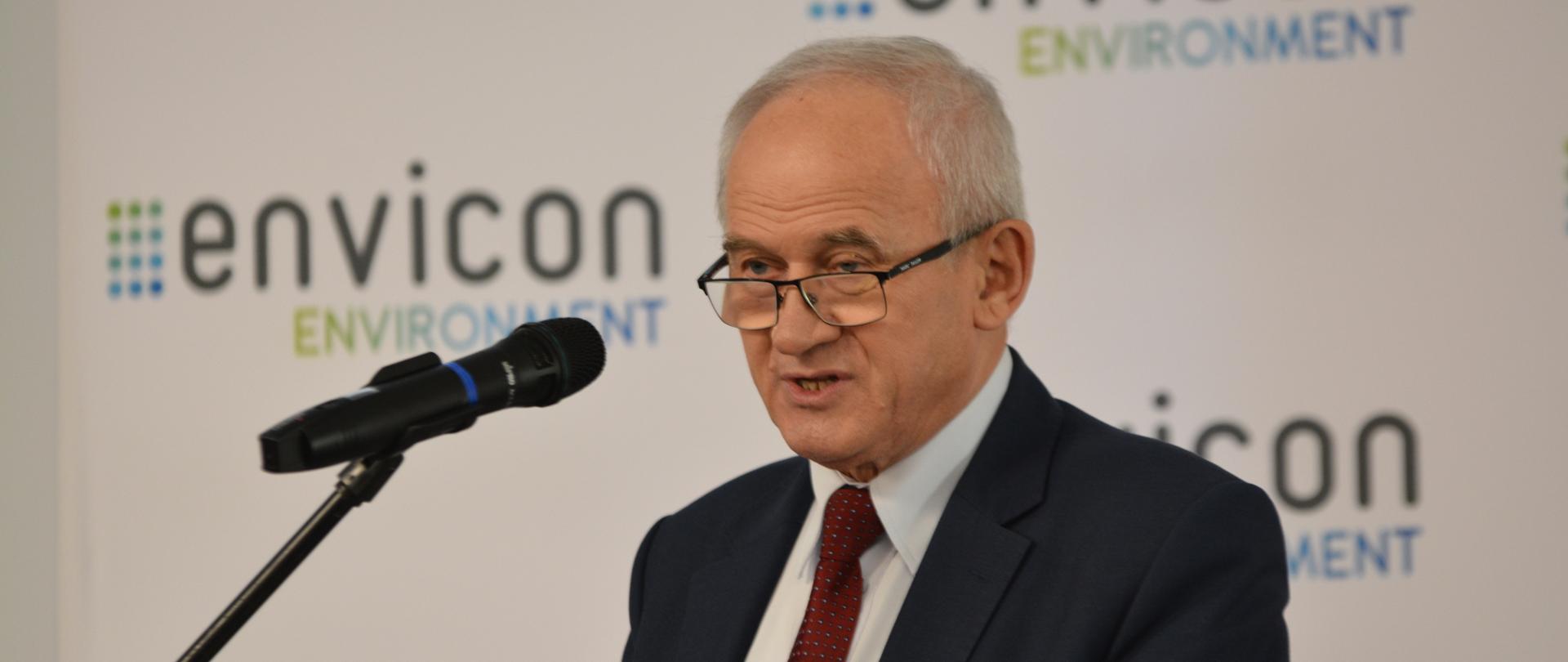Minister Krzysztof Tchórzewski na kongresie Envicon Environment