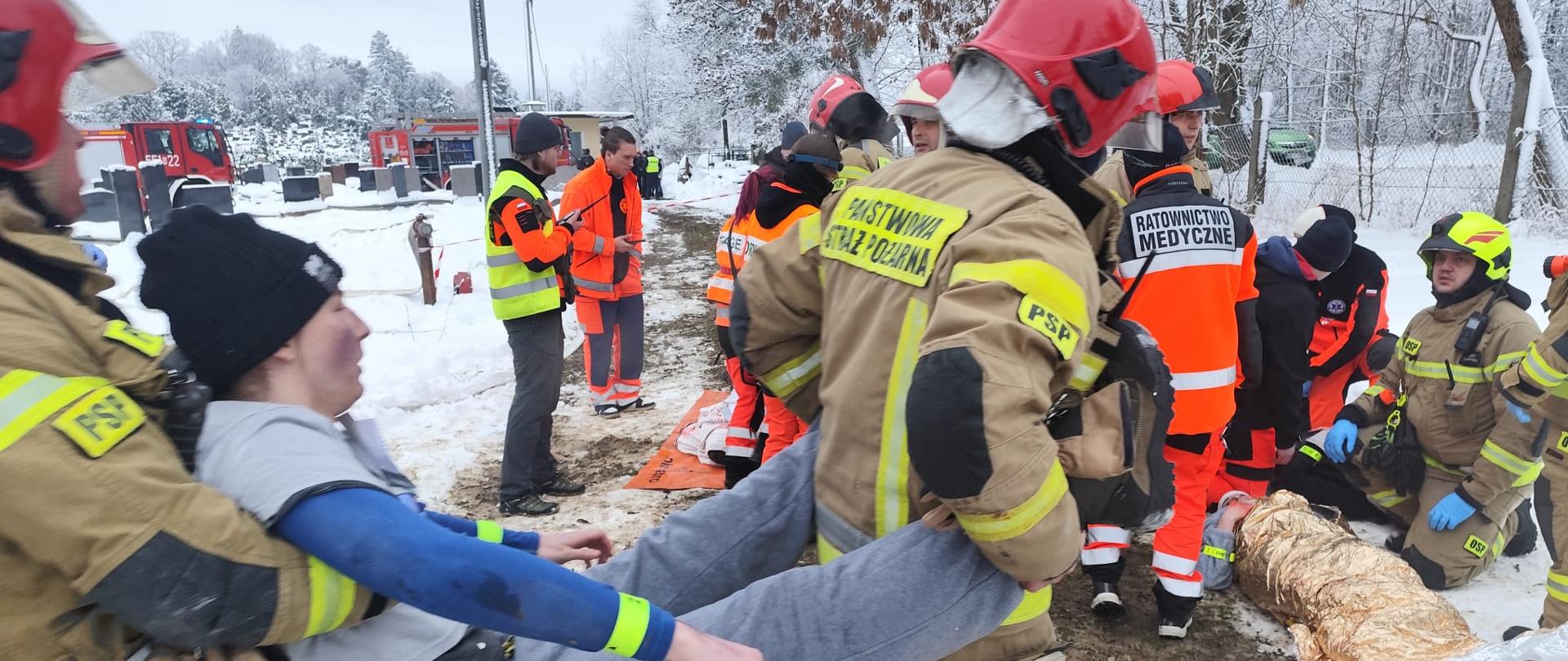 „Sekundy, decyzje i koordynacja. Służby w realistycznym epizodzie kryzysowym”
