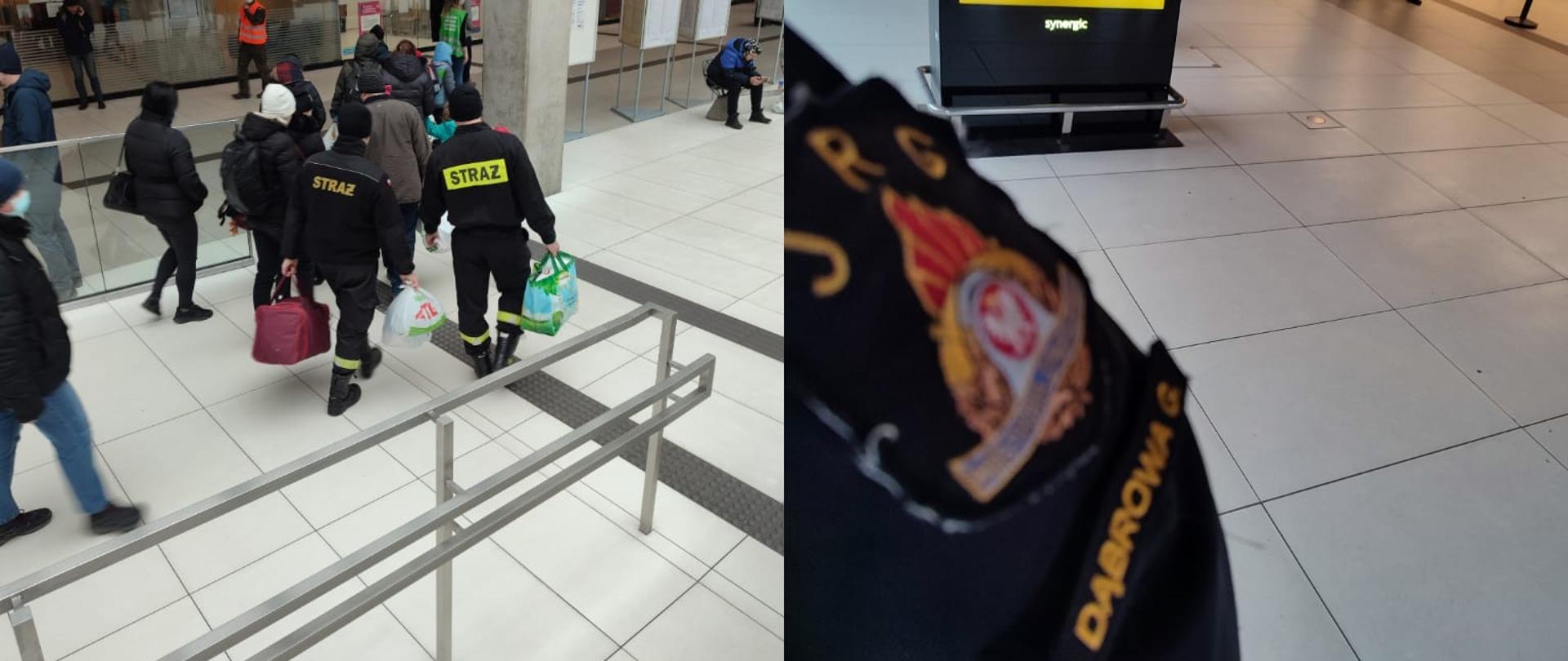 Dąbrowscy Strażacy pomagają uchodźcom z Ukrainy