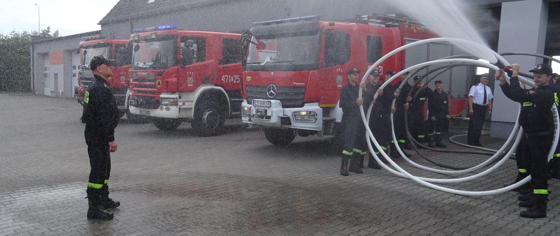 Pożegnanie dowódcy zmiany II w JRG