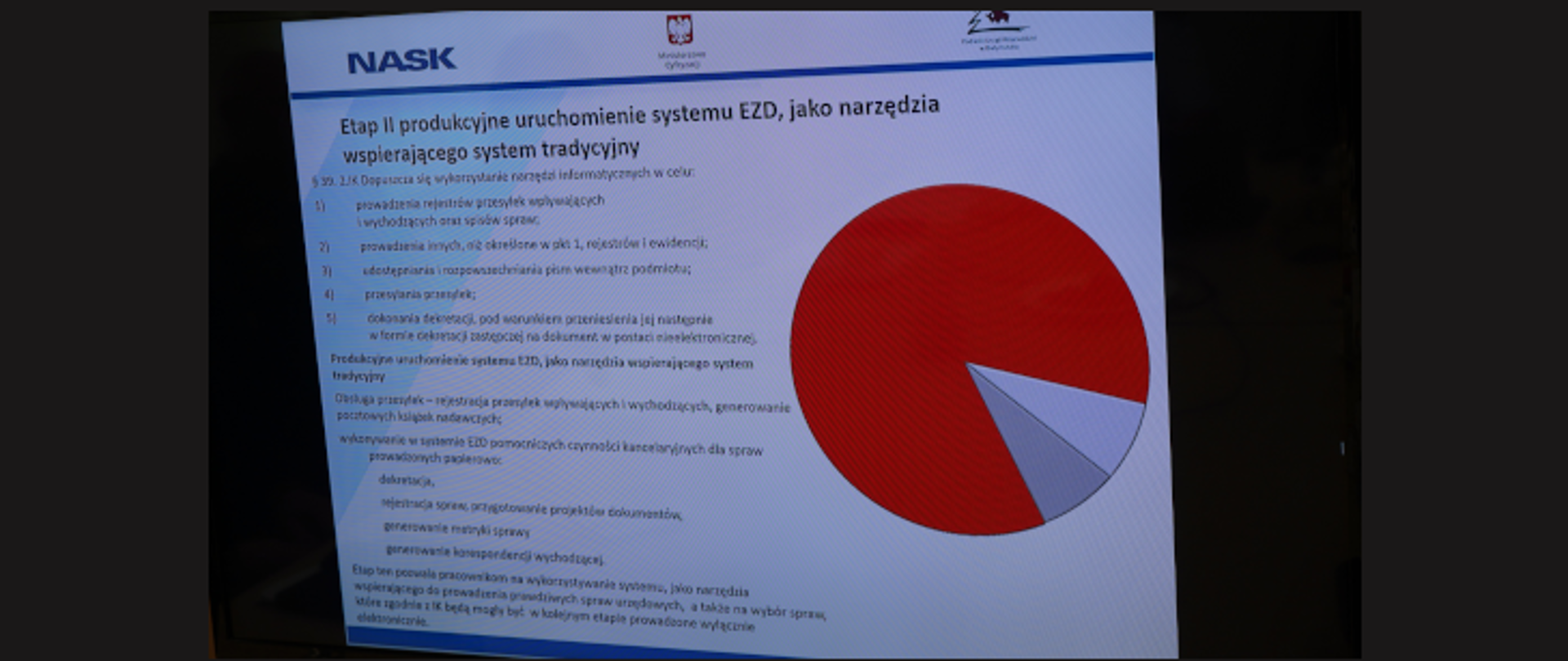 SZKOLENIE Z ELEKTRONICZNEGO ZARZĄDZANIA DOKUMENTACJĄ (EZD)