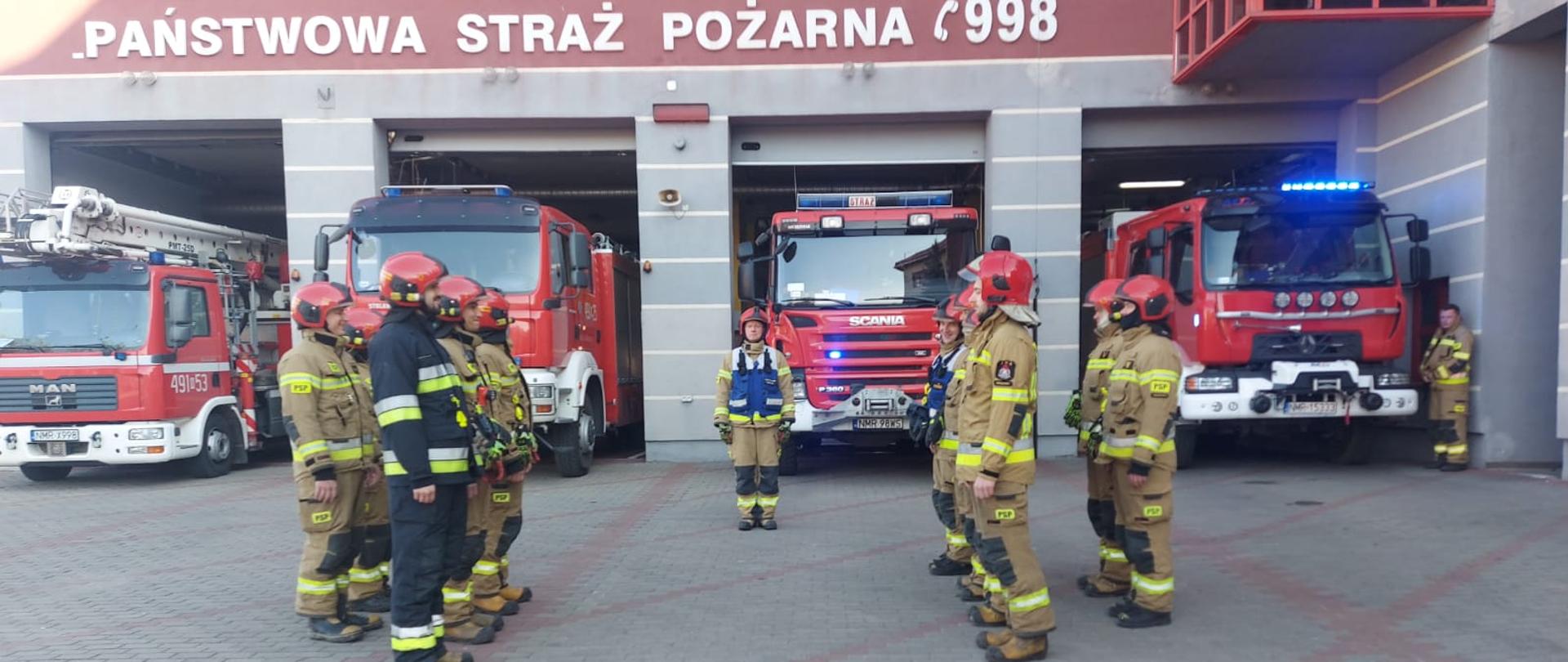 Minuta ciszy dla strażaków z Ukrainy