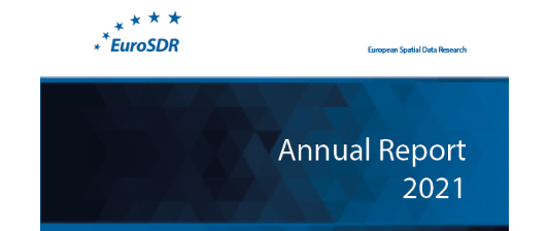 okładka i spis treści Rocznego Rapory EuroSDR 
