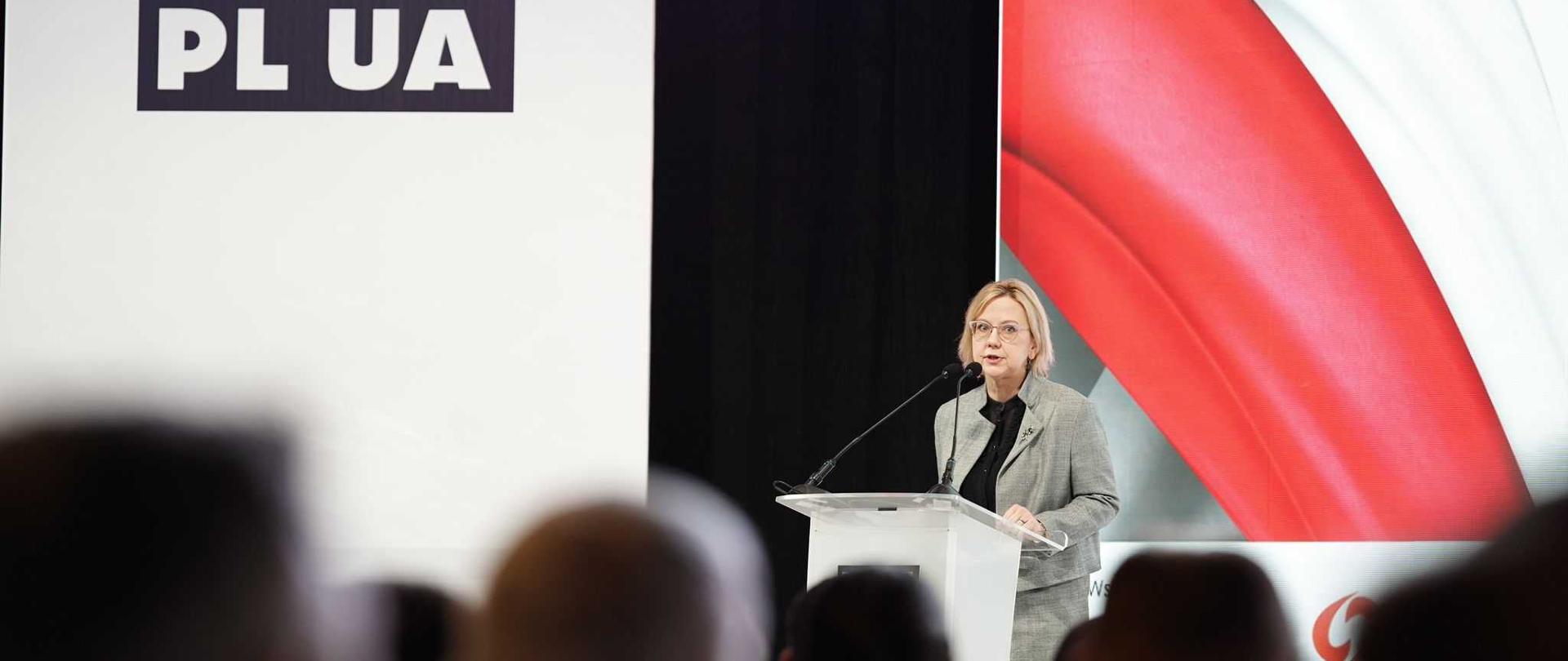 Minister Anna Moskwa na konferencji E23