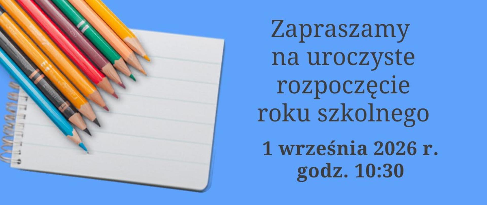 Rozpoczęcie roku szkolnego 2026/2027