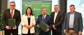 Podpisanie umowy w siedzibie NFOŚiGW