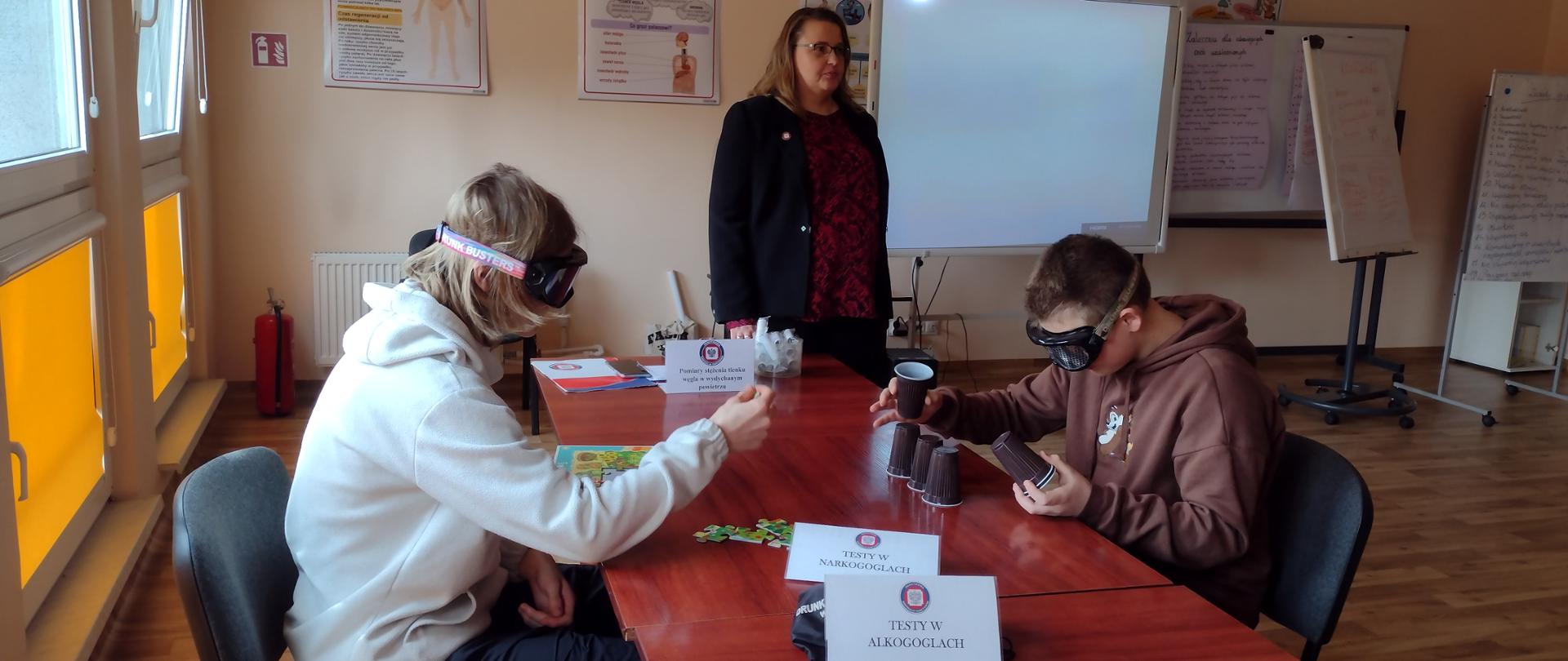 Warsztaty edukacyjne dla uczniów Zespołu Szkół Technicznych w Bytomiu na terenie Centrum Przeciwdziałania Uzależnieniom 