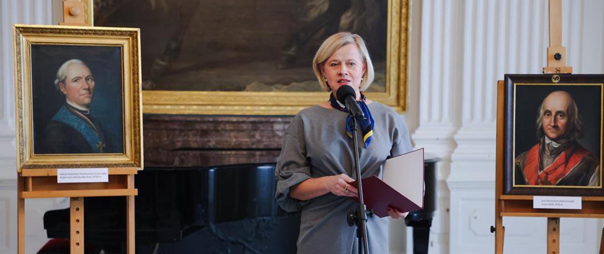 „Portret Adama Stanisława Naruszewicza” powrócił do Wilanowa, fot. Danuta Matloch/MKiDN