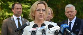 Minister Anna Moskwa podczas konferencji w Jedlni-Letnisko