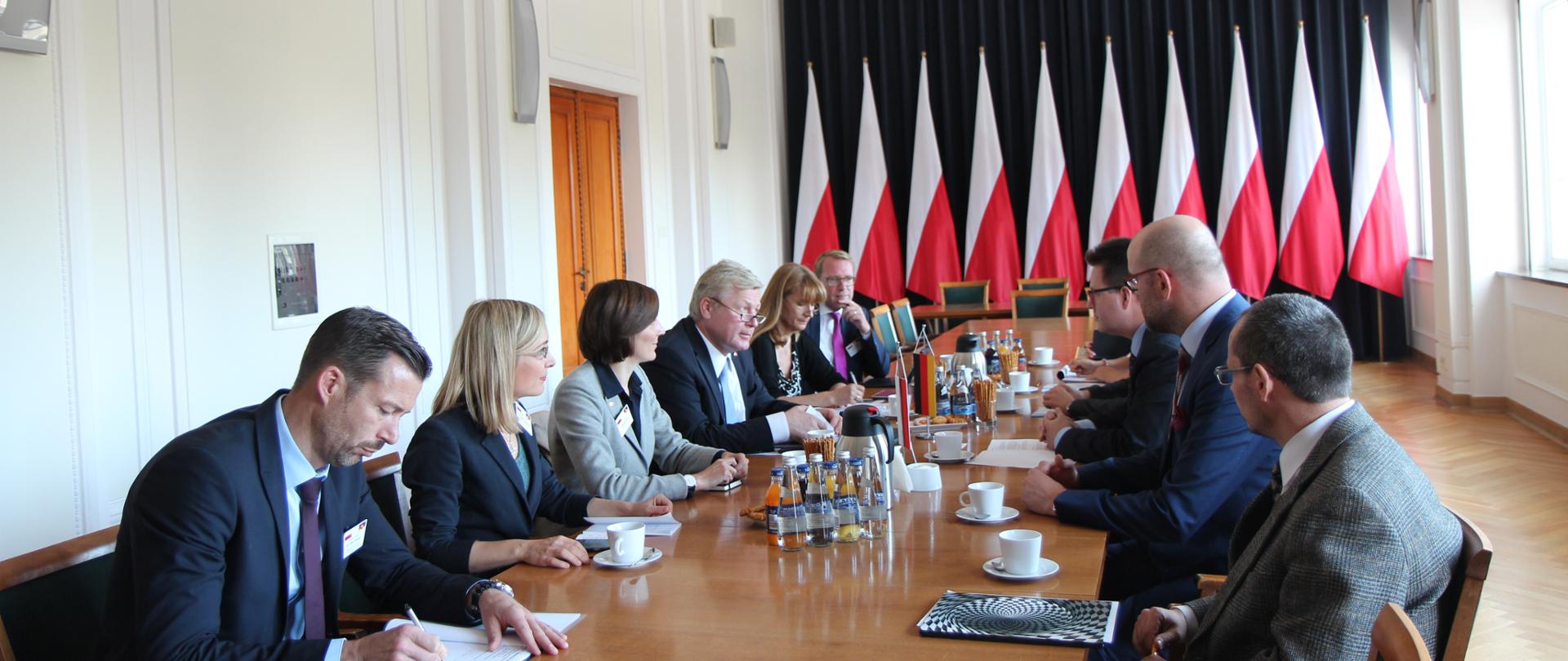 Spotkanie wiceministra A. Bittela z delegacją z Dolnej Saksonii