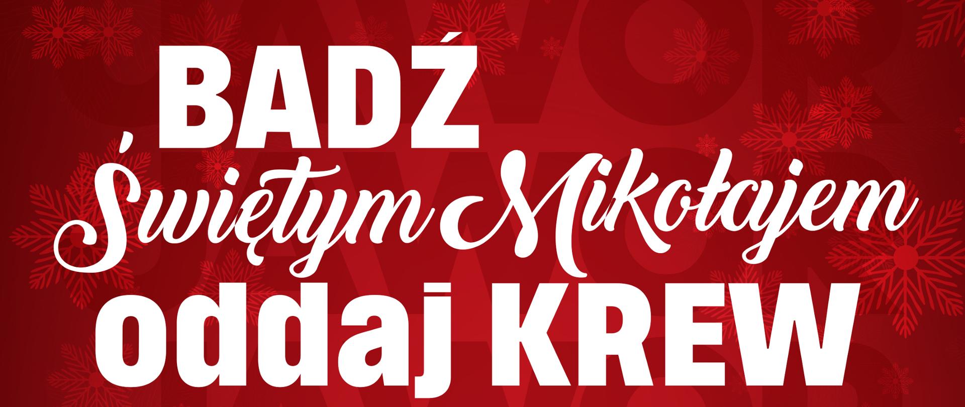 Mikołajkowa akcja krwiodawstwa