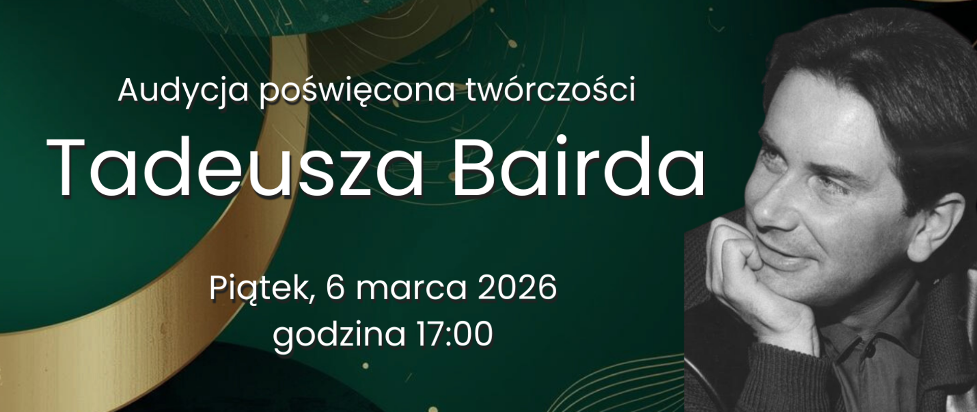 Tadeusz Baird - plakat