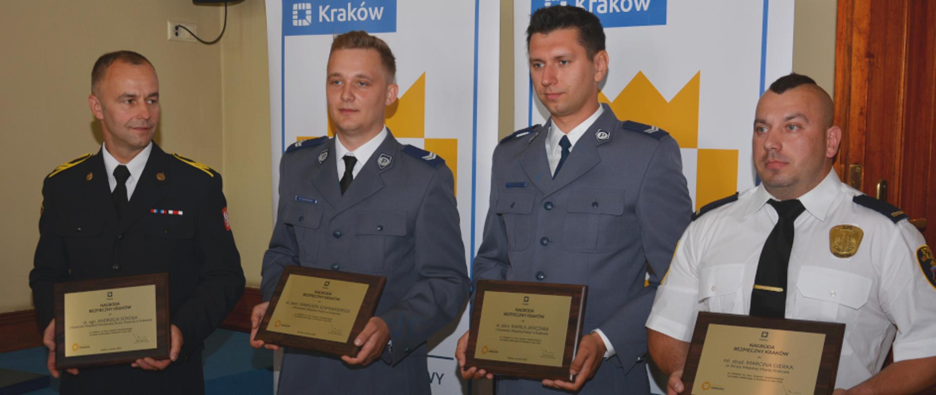 Wręczenie nagrody Bezpieczny Kraków