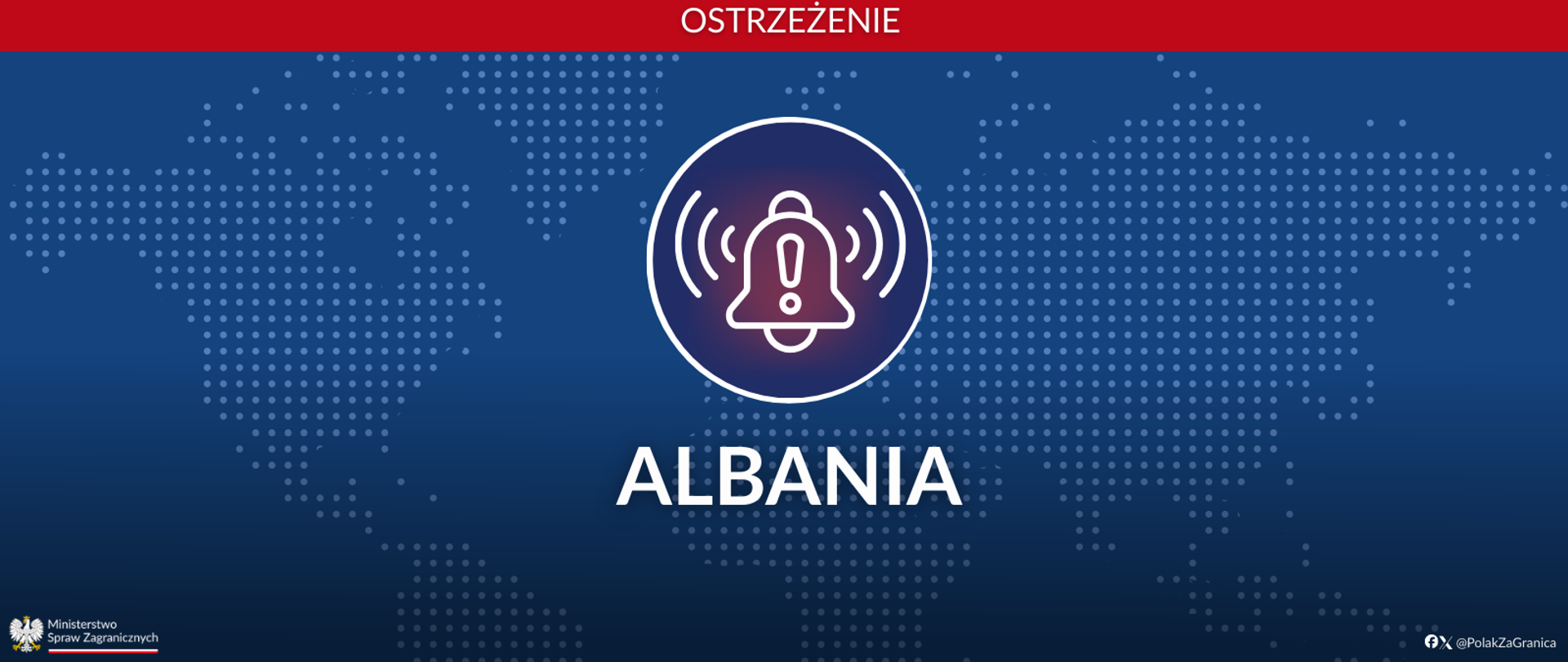 Ostrzeżenie Albania