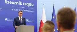 Rzecznik rządu Adam Szłapka