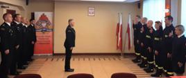 Uroczystość ślubowania strażaków