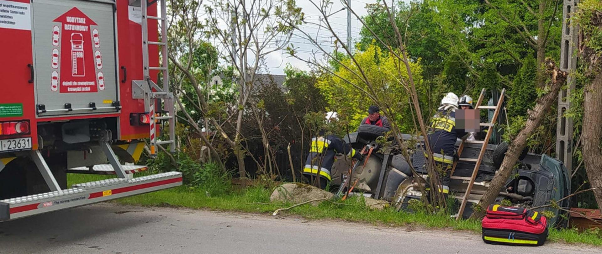Wypadek w miejscowości Kotuń.