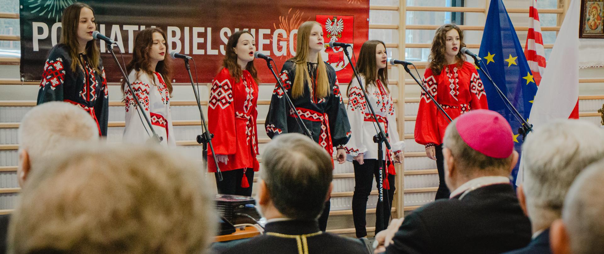 Otwarcie nowej sali gimnastycznej w II LO w Bielsku Podlaskim - spotkanie noworoczne