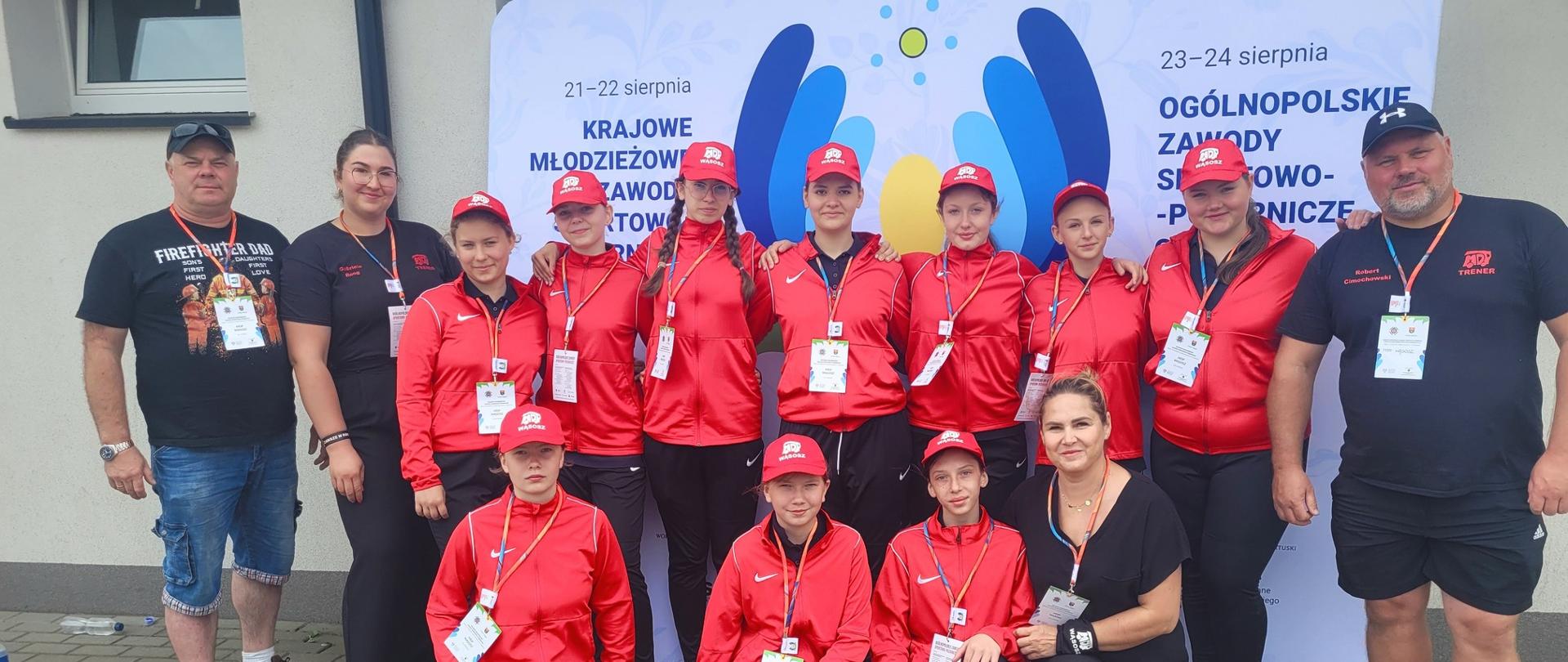 Młodzieżowa Drużyna Pożarnicza OSP Wąsosz ponownie na zawodach ogólnopolskich