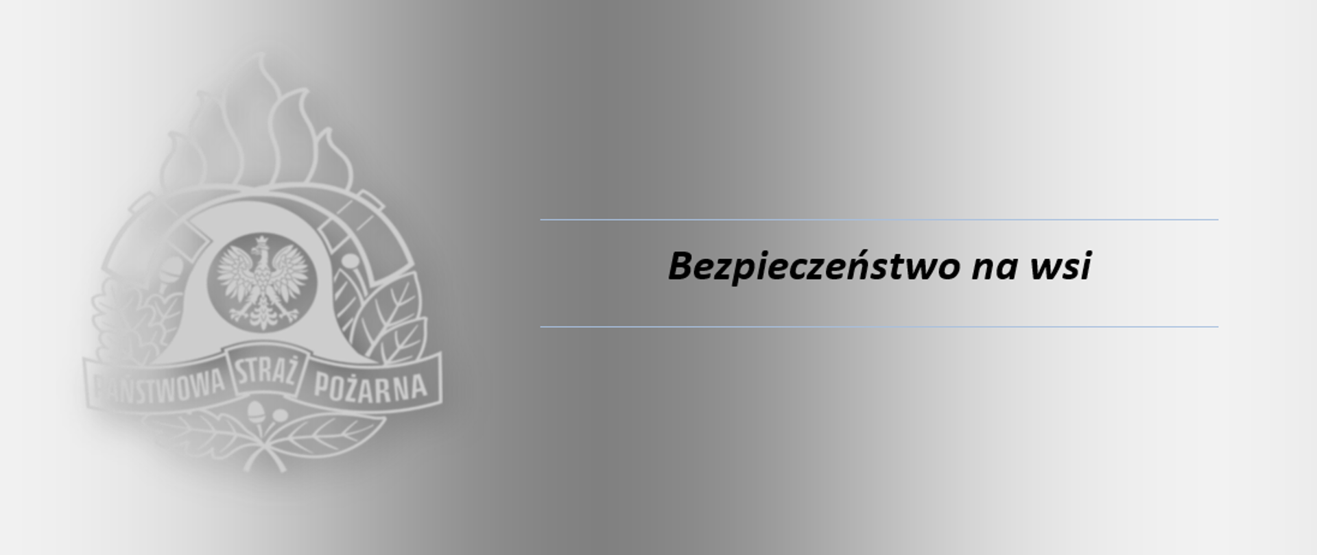 Bezpieczeństwo na wsi