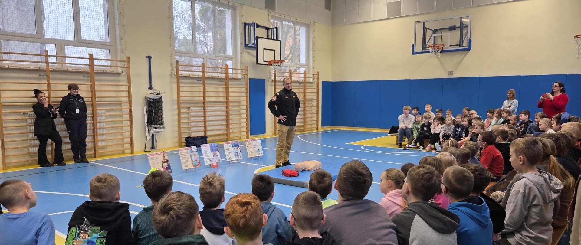 Strażacy z wizytą w SP2: Bezpieczeństwo ferie