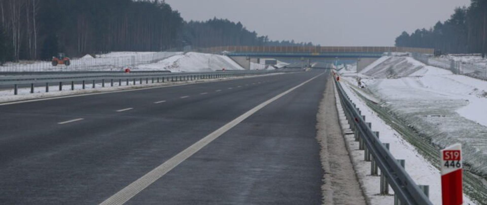 8-kilometrowy odcinek Via Carpatii pomiędzy węzłami Łowisko a Sokołów Małopolski Północ