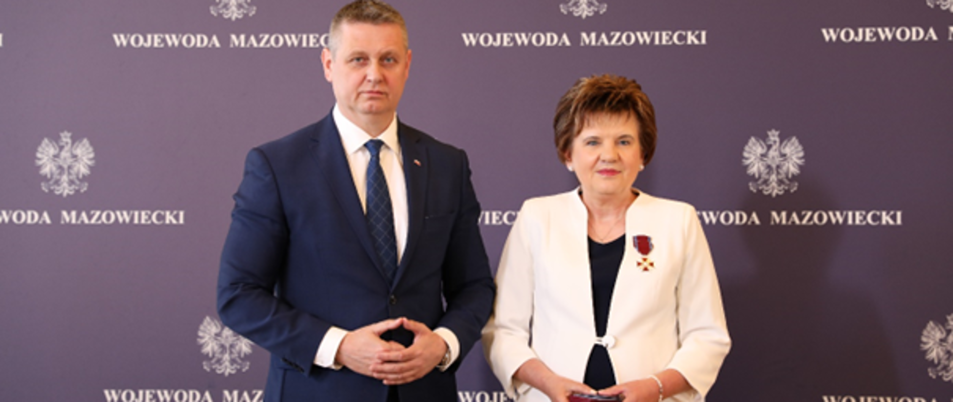 Wicewojewoda Mazowiecki wręczył odznaczenie państwowe naszej koleżance