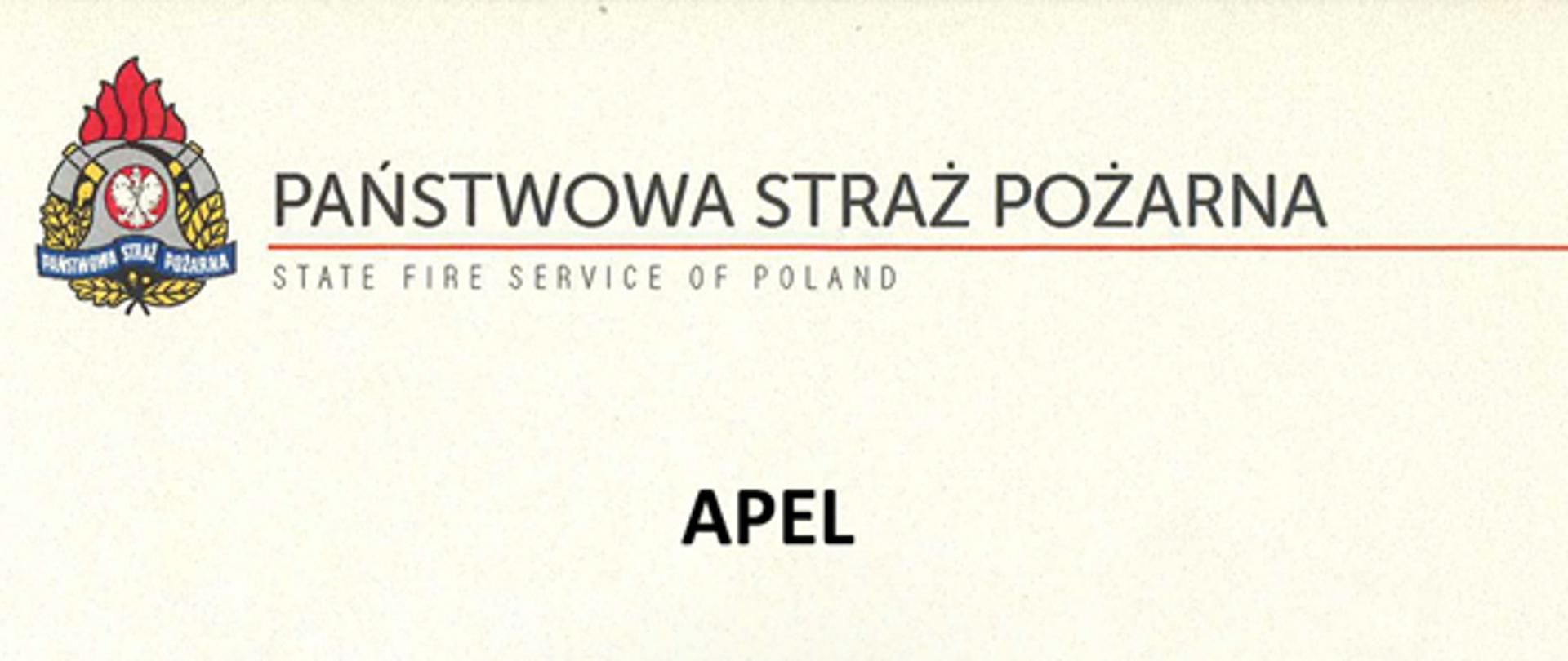 Grafika przedstawia apel Komendanta Głównego PSP o oddawanie osocza 