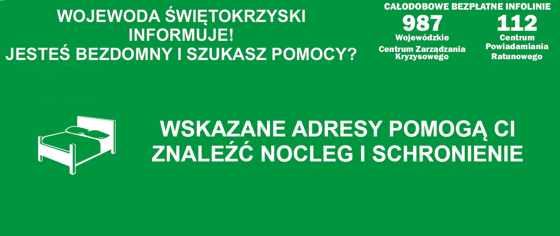 Placówki świadczące usługi dla bezdomnych