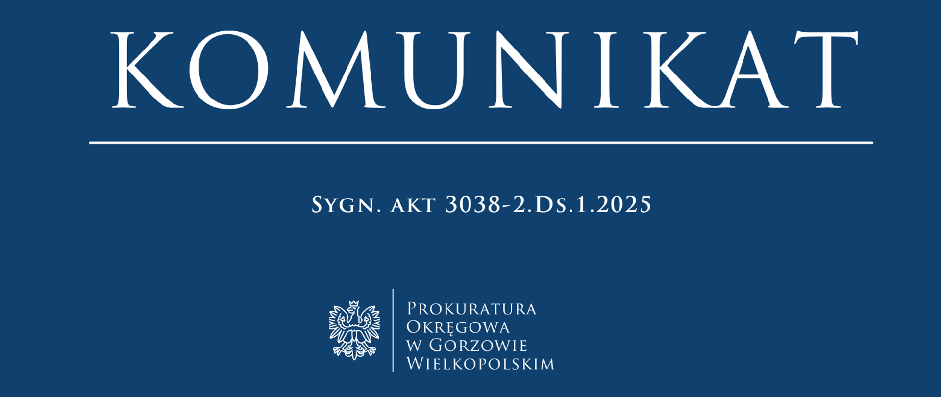 Sygn. akt 3038-2.Ds.1.2025
