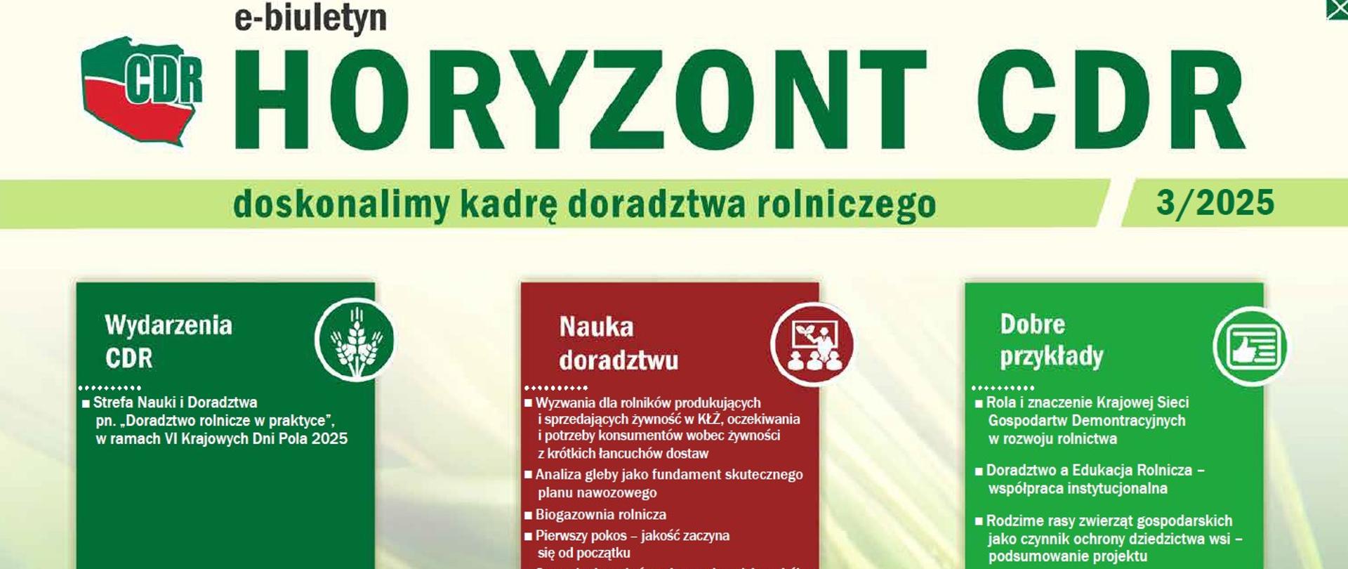 Pierwsza tytułowa strona biuletynu