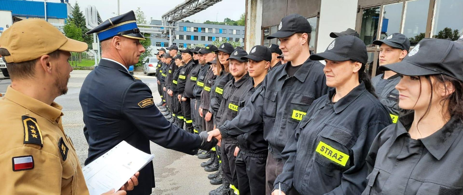 Egzamin kończący szkolenie podstawowe strażaka ratownika OSP 2024 r.