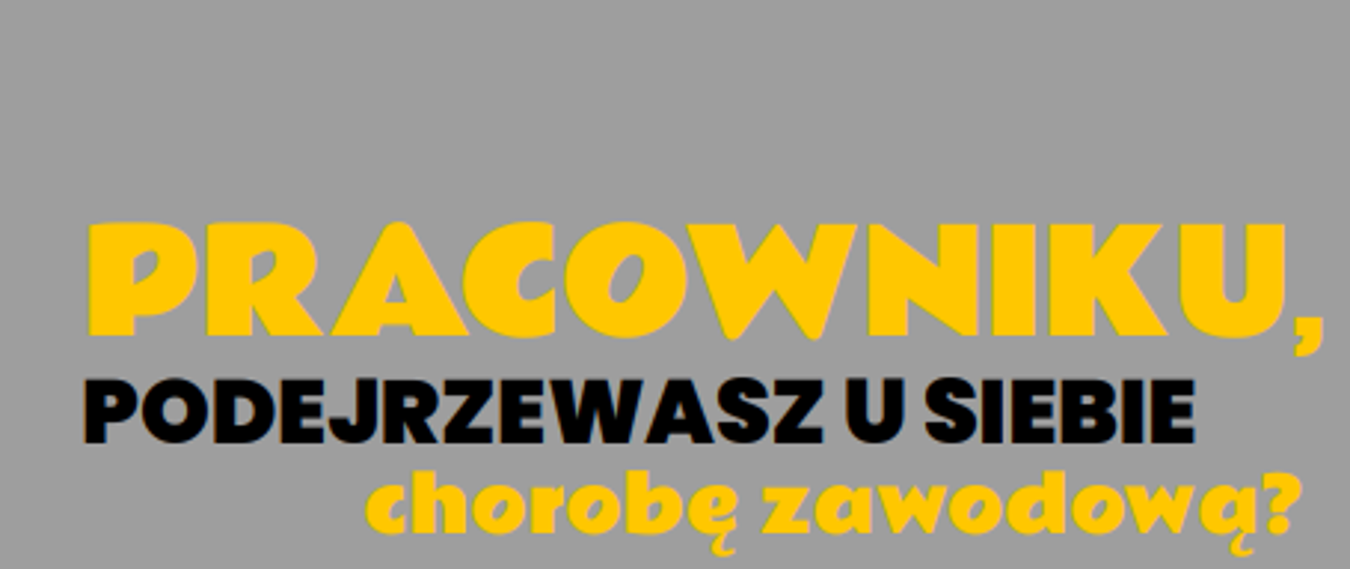 Choroby zawodowe