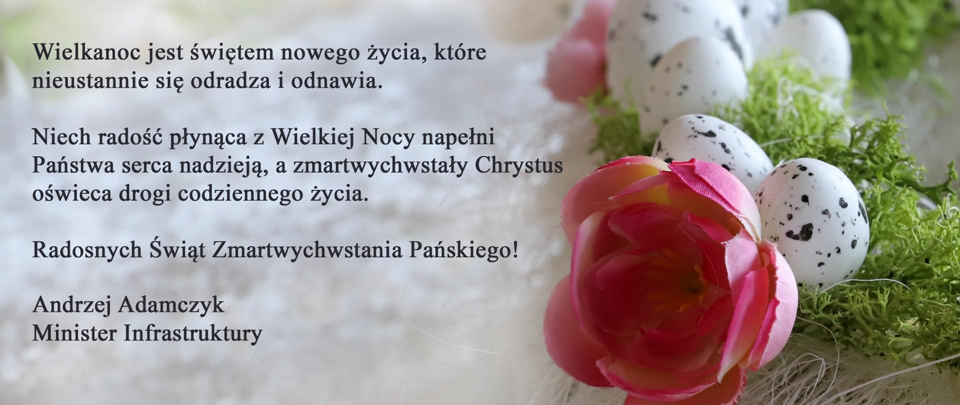 Życzenia wielkanocne od Ministra A. Adamczyka