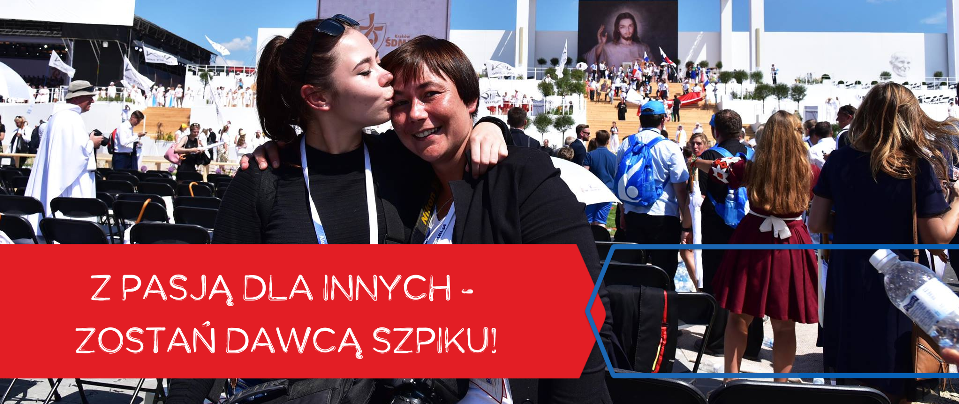 Z pasji dla ludzi – zostań Dawcą szpiku - plakat