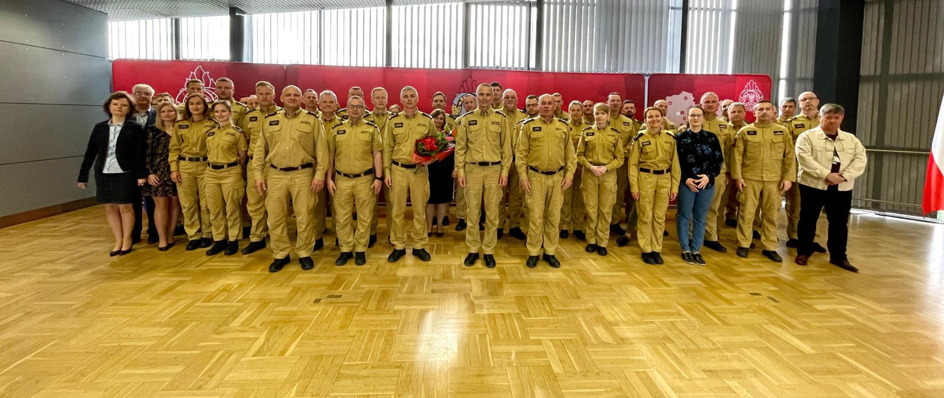 Przywitanie p.o. z-cy MKW PSP 