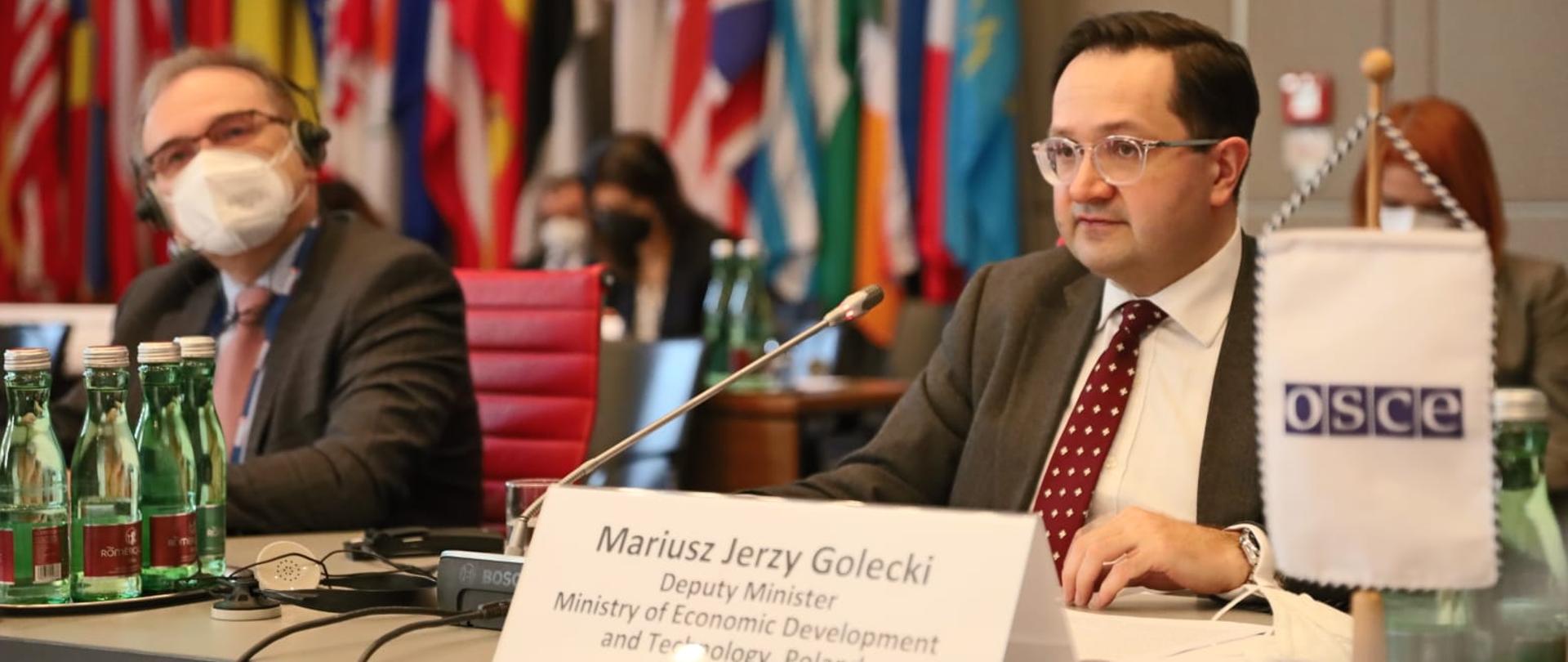 Min.Golecki w OBWE