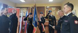 Uroczyste ślubowanie strażaków