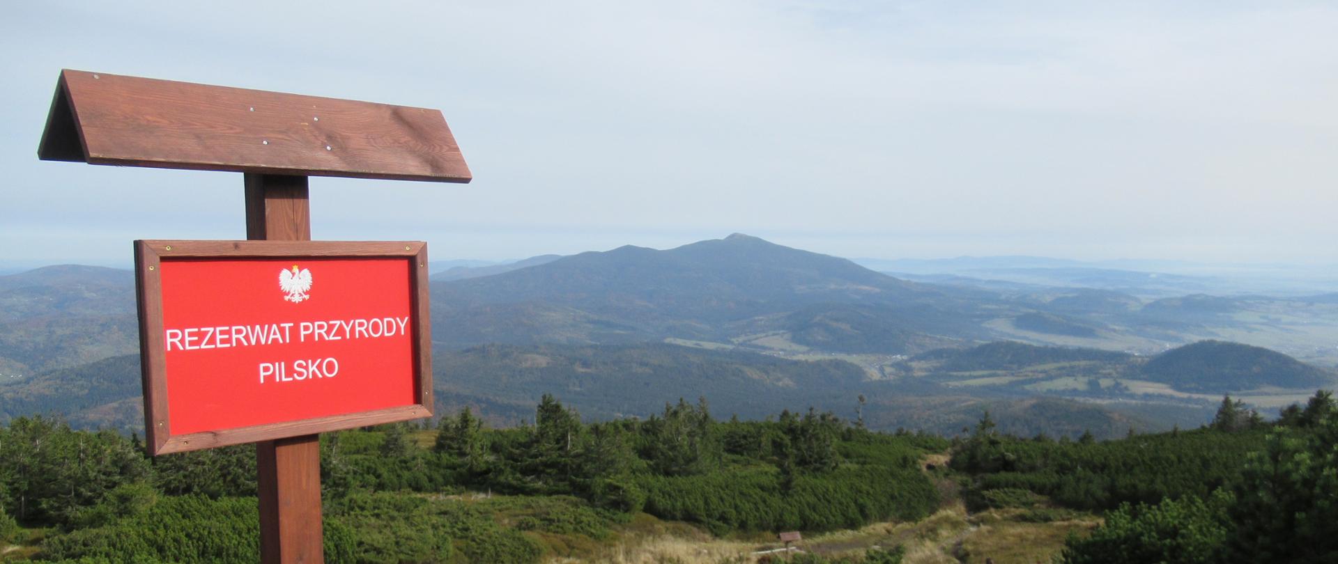 Tablice w rez. Pilsko