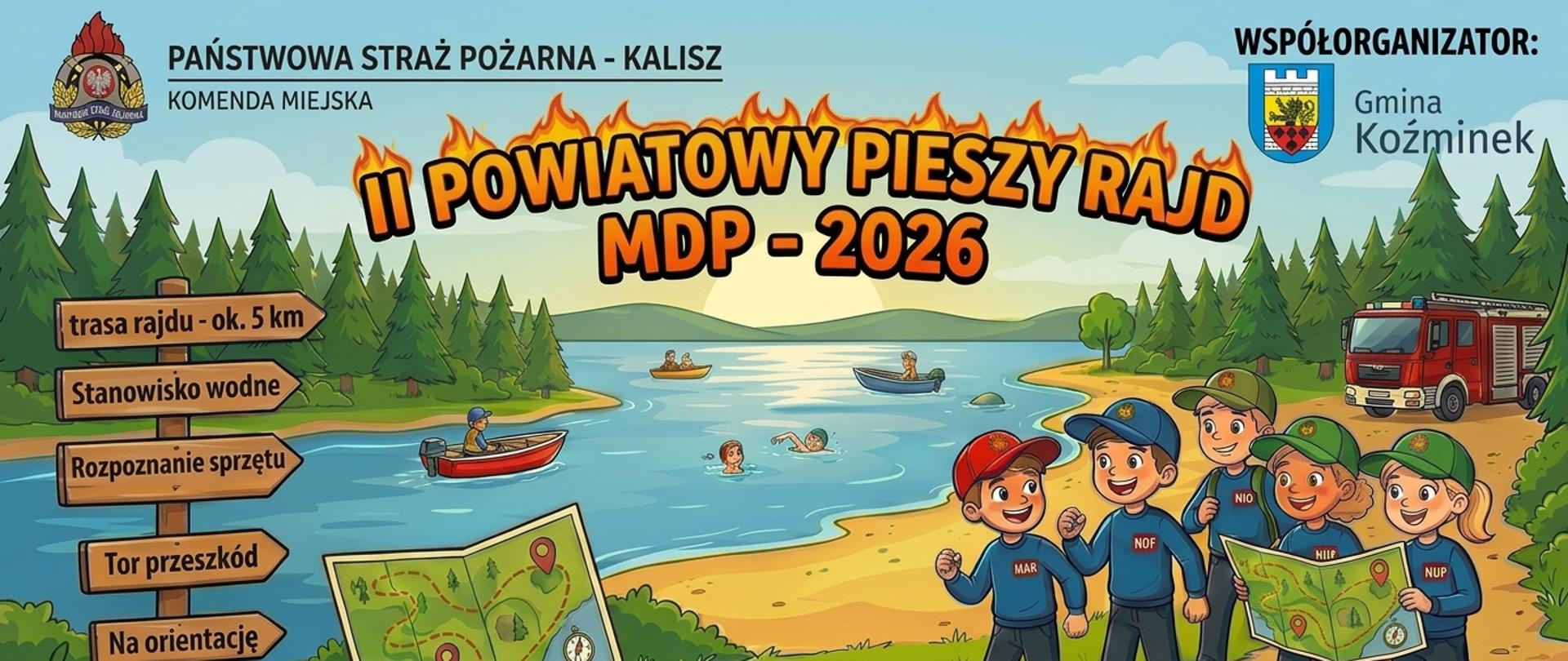 II Powiatowy Pieszy Rajd MDP