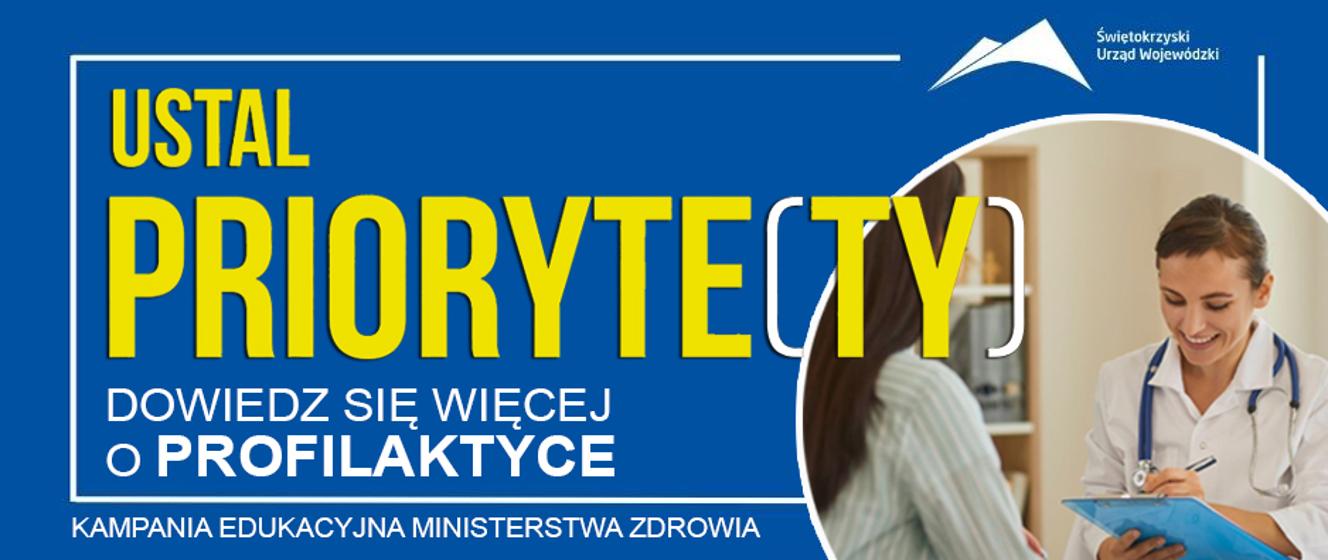 Kampania edukacyjna Ministerstwa Zdrowia „Ustal Prioryte(TY)”