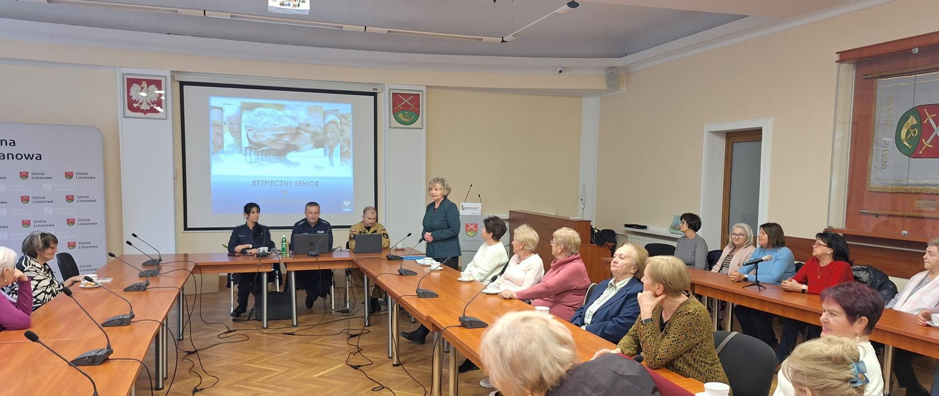 Uniwersytetu Trzeciego Wieku w budynku Urzędu Gminy w Limanowej