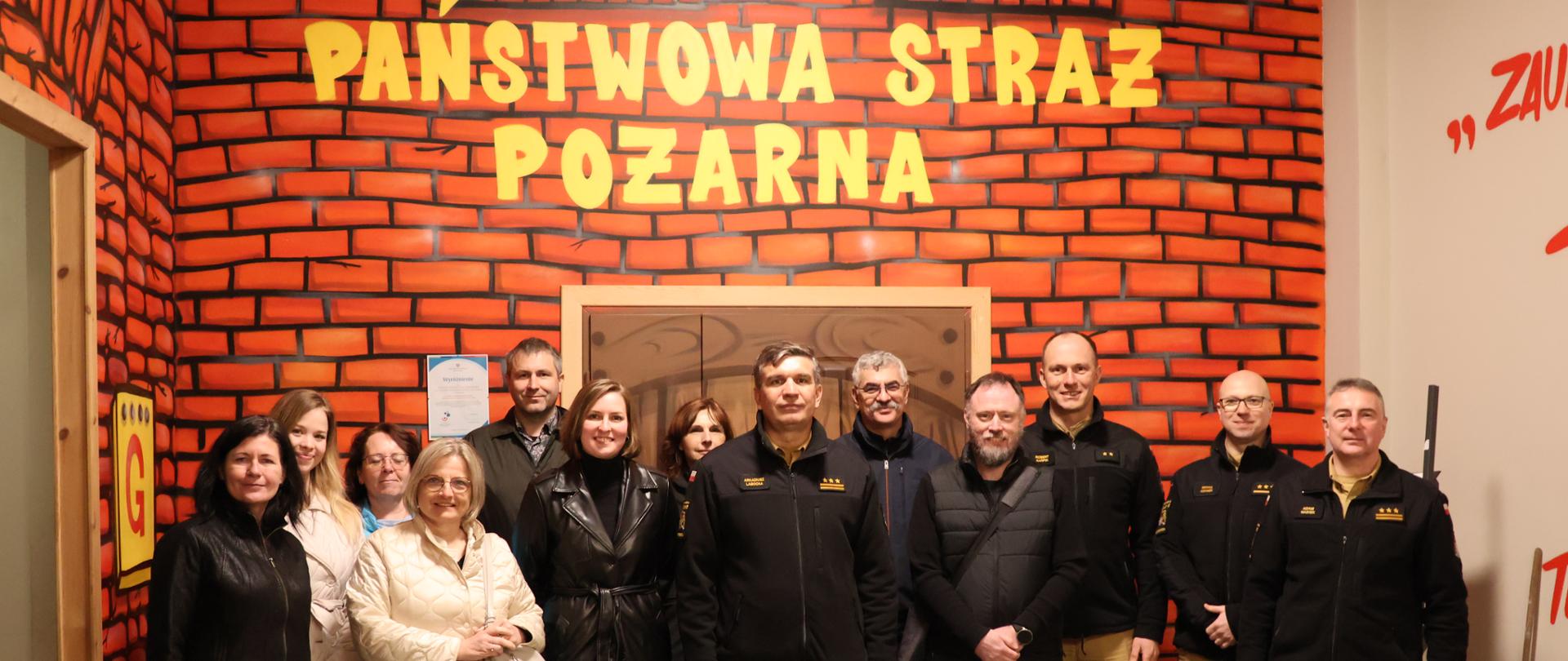 Wizyta w Komendzie Miejskiej PSP w Chorzowie członków zespołu przygotowawczego oraz przyszłego zespołu realizacyjnego Miasteczka Bezpieczeństwa w Ostrawie